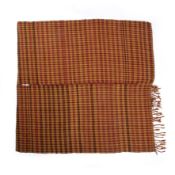 A Kurdish blanket, northwest Iran, wool twill weave worked in two pieces, with good weight. Ca.