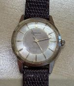 Vintage Marvin gold coloured gents wristwatch in working order inscribed on reverse