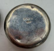 Small silver pill box with some damage and dents (14g)