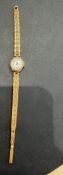 Ladies bracelet watch with case mark (10) . Swiss ORIS movement, 1 jewells (w