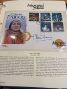 COLLECTABLE STAMPS Westminster album of 21 signed covers, better signatures noted . Michael Fish,