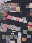 COLLECTABLE STAMPS British Commonwealth mainly GVI issues and part sets mint and used on stock cards