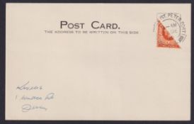 COLLECTABLE STAMPS GREAT BRITAIN 1940 Guernsey 2d Bisect cover with 1934 2d Photogravure issue