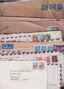 COLLECTABLE STAMPS Batch of 1960's commercial covers, from India, Japan and France (45 covers)