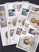 COLLECTABLE STAMPS GREAT BRITAIN Benham Special Gold covers for Golden Wedding and Diana, each
