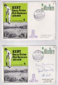 COLLCTABLE STAMPS 1970 Kent Cricket Club centenary cover signed by Colin Cowdrey, Derek Underwood