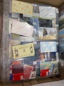 COLLECTABLE STAMPS Box of mixed Commonwealth Stamp Booklets