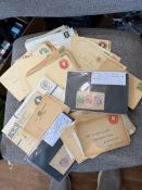 COLLECTABLE STAMPS GREAT BRITAIN Registered envolopes and letter cards etc good mixed lot