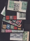 COLLECTABLE STAMPS British Commonwealth mainly early mint issues on cards including blocks etc