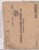 COLLECTABLE STAMPS 22nd August 1936 Imperial Airways crash cover, large cover (Nierinck 360822)