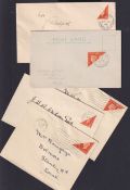 COLLECTABLE STAMPS GREAT BRITAIN 1940-41 Channel Islands bisect covers x 5