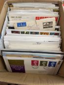 COLLECTBALE STAMPS Box of mixed postal history and FDC's, mainly GB