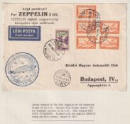 COLLECTABLE STAMPS Budapest arrival 29th March 1931, special Blue flight cachet, franked with one