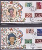 COLLECTABLE STAMPS GREAT BRITAIN Album of Royalty related first day covers and commemorative