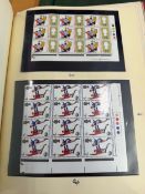 COLLECTABLE STAMPS GREAT BRITAIN Two albums of mint GB including wilding blocks etc , Castles