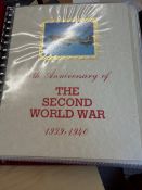 COLLECTABLE STAMPS World War II memorial covers in special album