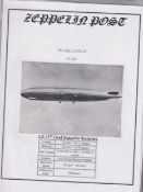 COLLECTABLE STAMPS Collection of Zeppelin post cards, stamps etc including many pictures of Graf