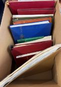 COLLECTABLE STAMPS British Commonwealth, mixed box of albums and stockbooks, lots of early