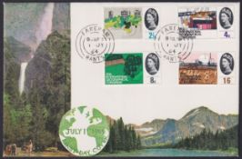 COLLECTABLE STAMPS GREAT BRITAIN 1964 Geographical Congress non phos Illustrated first day cover