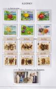 COLLECTABLE STAMPS Alderney 2014 -2022 unmounted mint collection on Davo hingeless pages Cat £319