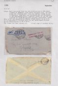 COLLECTABLE STAMPS 24th Sept 1936 Libya crash after catching fire, sea plane carrying mail from