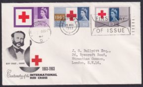 COLLECTABLE STAMPS GREAT BRITAIN 1963 Red Cross non phos Illustrated first day cover London Envelope