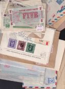 COLLECTABLE STAMPS small batch of various covers including airmails, registered mail etc