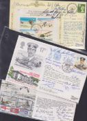 COLLECTBAL STAMPS Small batch of signed RAF covers including multi-signed examples (11 covers), some