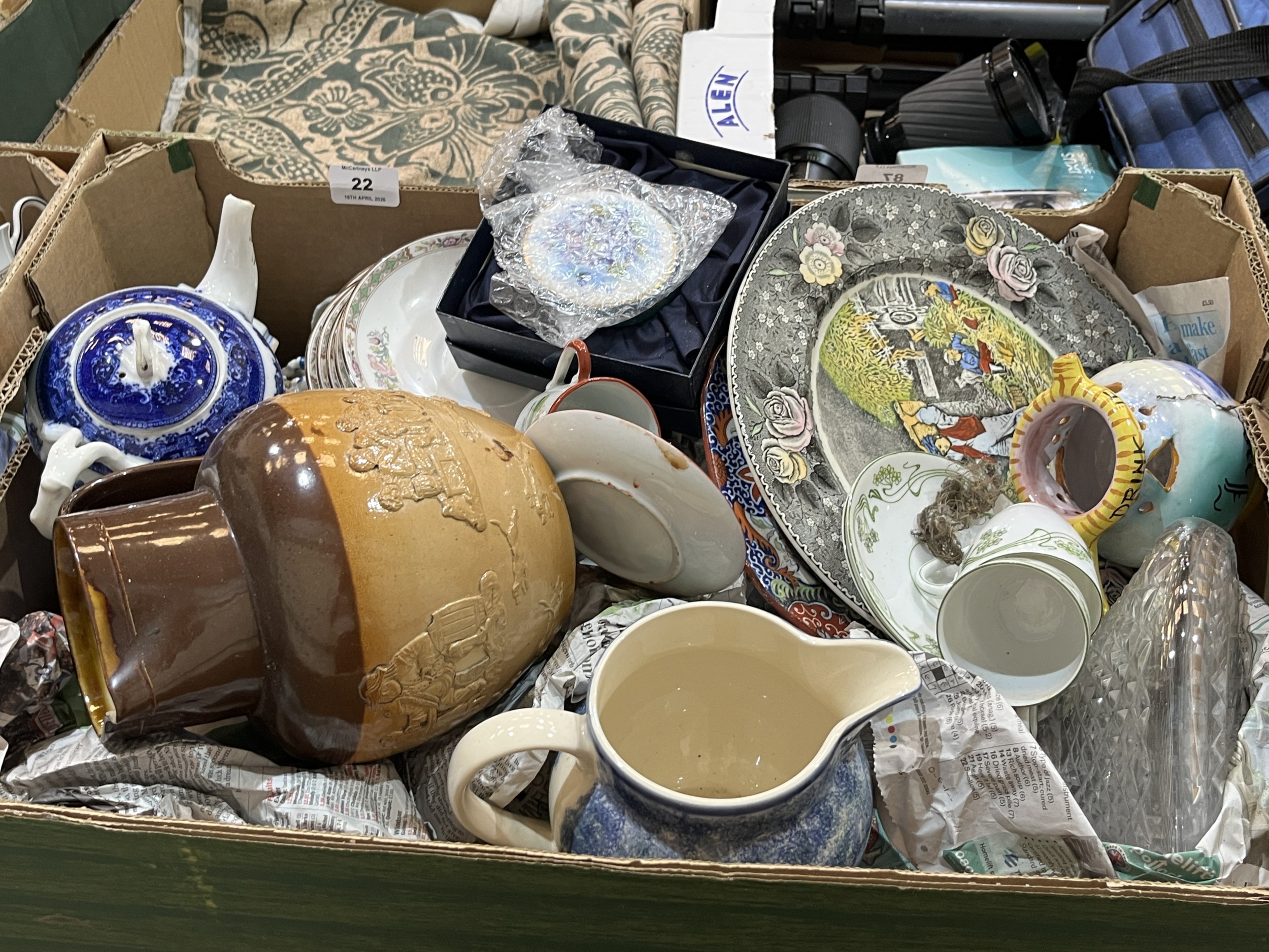 Two boxes of ceramics - Image 2 of 2