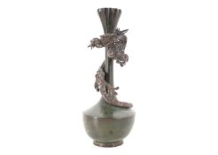 JAPANESE BRONZE VASE, MEIJI PERIOD (1868 - 1912)