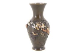 JAPANESE BRONZE VASE, MEIJI PERIOD (1868-1912)