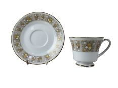NORITAKE PART TEA AND DINNER SERVICE, LATE 20TH CENTURY