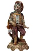 CAPODIMONTE CERAMIC FIGURE, LATE 20TH CENTURY