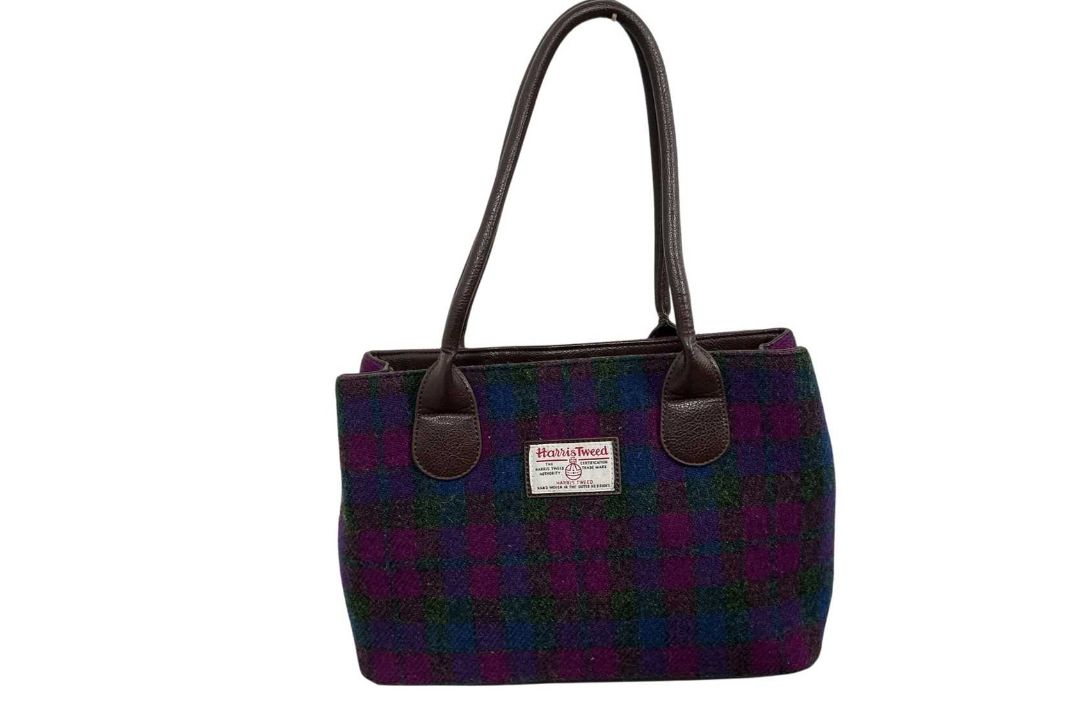 COLLECTION OF HARRIS TWEED HANDBAGS AND PURSES, EARLY 21ST CENTURY some ...