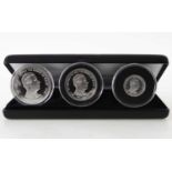 THE PRINCE CHARLES 70TH BIRTHDAY SOLID SILVER PROOF COIN COLLECTION, AND THE QUEEN ELIZABETH II 90TH