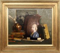 JAMES PATERSON PRSW RSA RWS (SCOTTISH 1854 - 1932), STILL LIFE WITH JAPANESE PAINTING