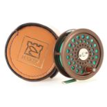 HARDY OF ALNWICK 'SMUGGLER' TROUT FLY ROD AND REEL SET, LATE 20TH/EARLY 21ST CENTURY