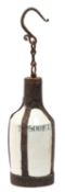 A Japanese export blue and white "Japanschzoya" Dutch-market bottle, Edo period, 18th c, in
