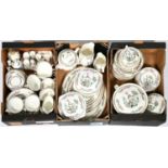 An extensive John Maddock & Sons Indian Tree pattern dinner service, including tureens and covers,