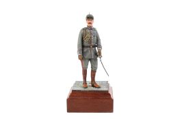 A 1:20 scale painted model of Wilhelm II.