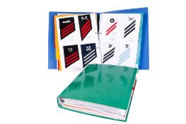 A collection of 20th century US American military cloth insignia badges and airforce badges.