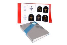 A collection of WWII and later RAF and aviation military cloth badges.