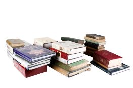 A large collection of antique, ceramic and silver related reference books.