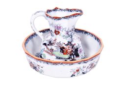 A Masons Ironstone jug and bowl.