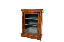 A 19th century inlaid mahogany pier cabinet.