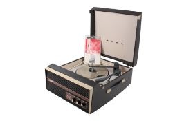 A vintage Bush record player type RP50. S/N 828/18834.
