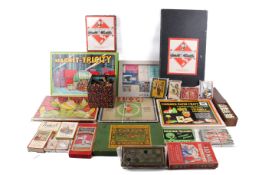 An assortment of vintage games.