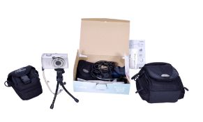 Canon IXUS 950 IS digital compact camera, boxed. Including two carry cases and a mini tripod.