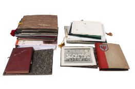 A large collection of vintage photographs.