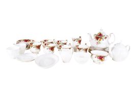 Two contemporary tea services.